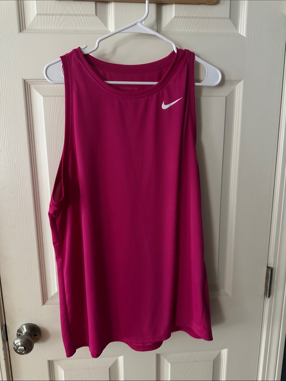 Nike Women's Bright Pink Performance Tank Top